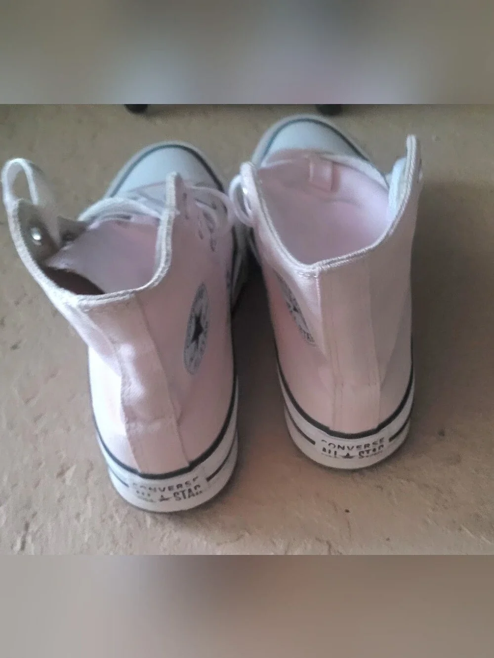 Size 1 Converse Chuck Taylor Lift Platform High Top Pink Kid Sneakers A11832F